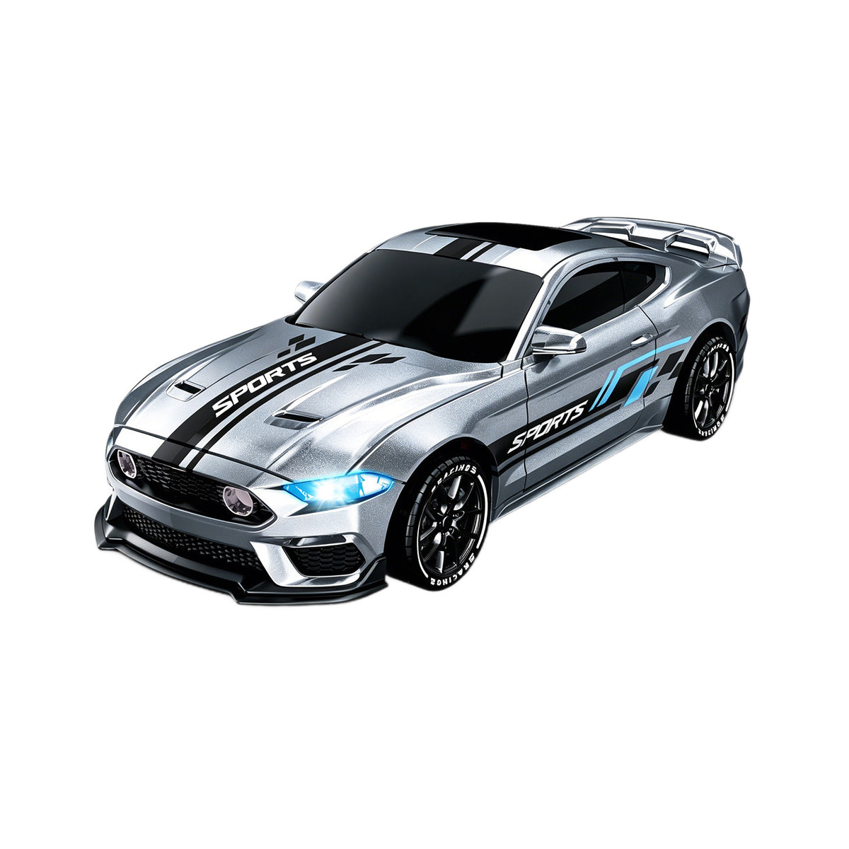1:43 Remote Control Drift Car Four-Wheel Drive Racing Model Toy Car for Boys with Replaceable Car Body and Lights - image 5