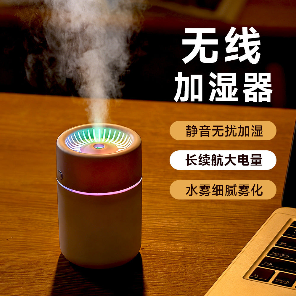 Ms. Li's exclusive KC-certified cross-border colorful humidifier from the source factory, small car-mounted ambient light - image 2