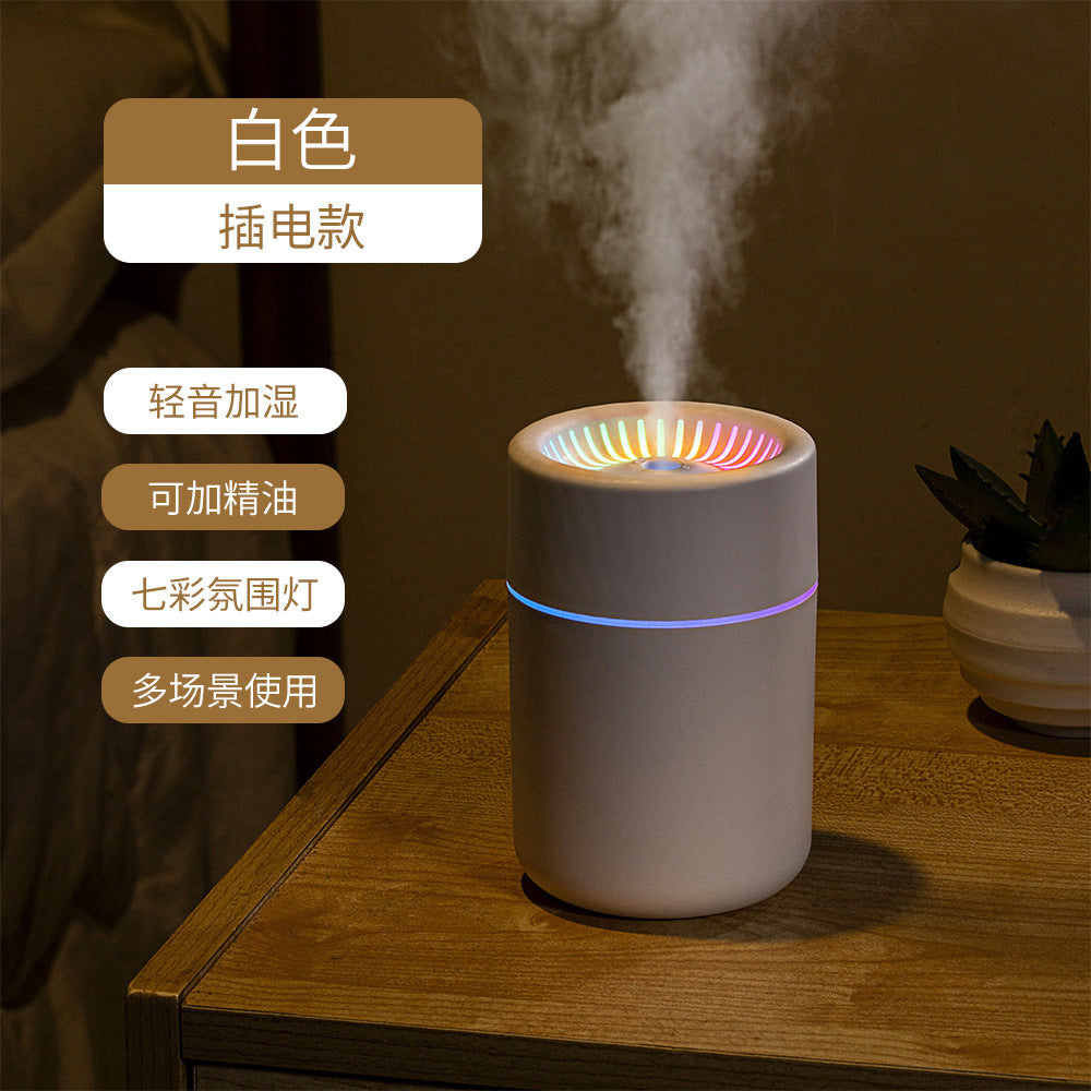 Ms. Li's exclusive KC-certified cross-border colorful humidifier from the source factory, small car-mounted ambient light - image 3