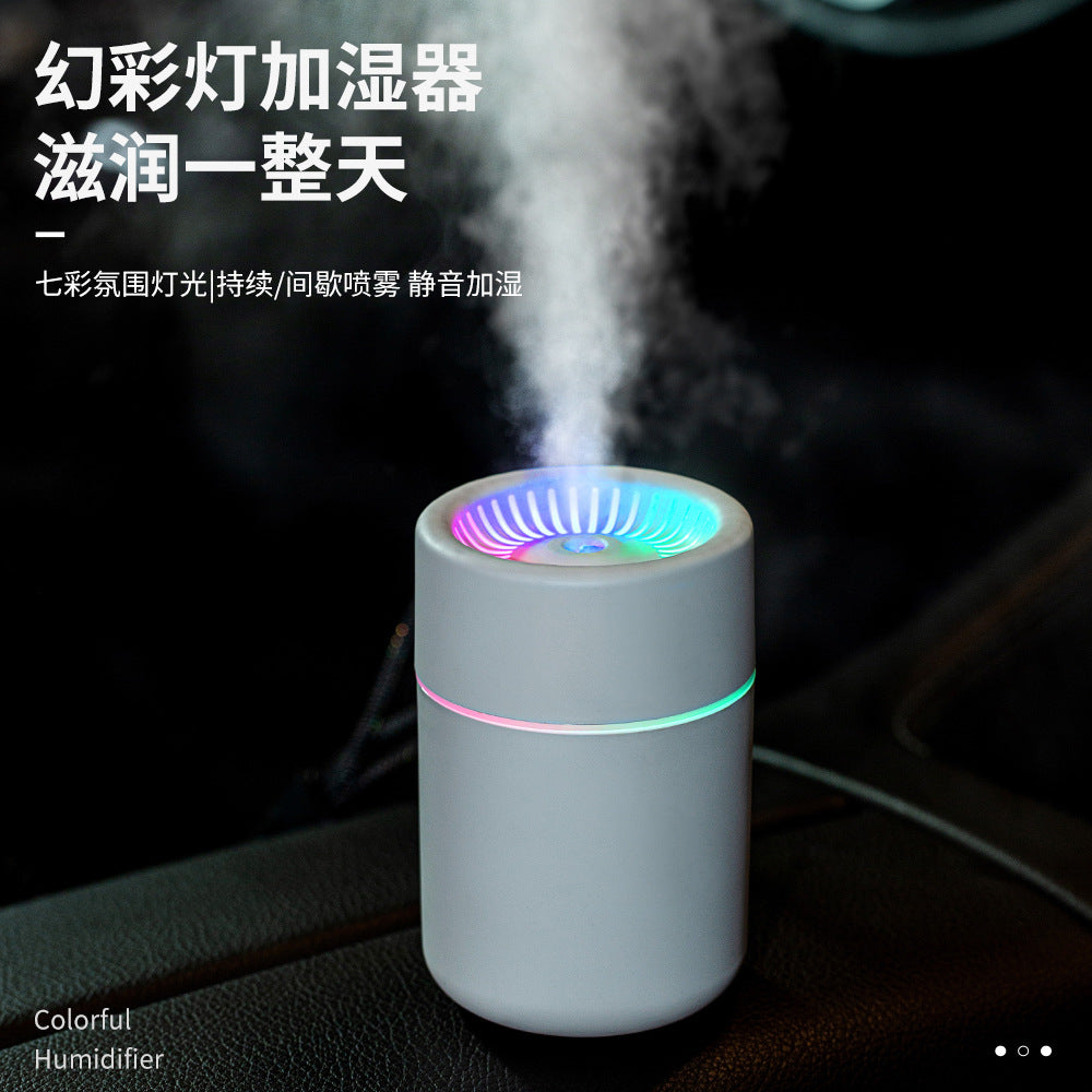 Ms. Li's exclusive KC-certified cross-border colorful humidifier from the source factory, small car-mounted ambient light - image 4
