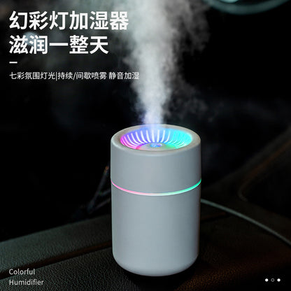 Ms. Li's exclusive KC-certified cross-border colorful humidifier from the source factory, small car-mounted ambient light - image 4