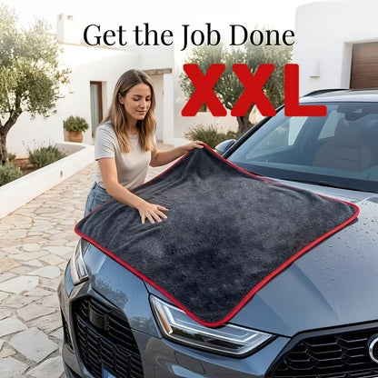 New braided towel for car washing and car detailing, braided car wiping towel, water-absorbent, non-marking, water-collecting towel for car use - image 4
