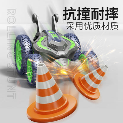 Remote control off-road vehicle, dump truck, double-sided stunt car, light-up, transforming, drifting, remote control car, climbing toy for children - image 4