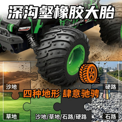 Super large RC four-wheel drive remote control monster truck 2.4G high-frequency high-speed drift all-terrain climbing vehicle for Children's Day - image 4