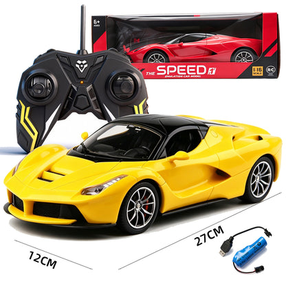 1:16 Remote Control Sports Car for Children Boys, Rechargeable Drift Racing Simulation Model Toy Car, Four-Way High-Speed Remote Control Car - image 2