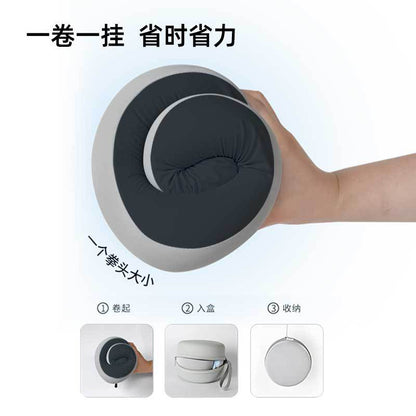 Non-deforming U-shaped neck pillow for car, hooded travel portable memory foam U-shaped headrest with light blocking - image 3