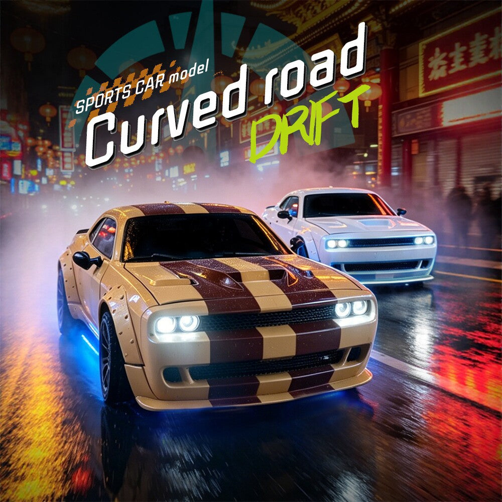 1:20 Remote Control Drift Racing Car Four-Way Charging Light-Up Toy Car Model for Boys Children's Electric Remote Control Car - image 3
