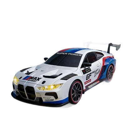 Full-Scale Bmw M4 Gt3 High-Speed Remote Control Car Four-Wheel Drive Drift Children's 911 Model Toy Car for Boys - image 5
