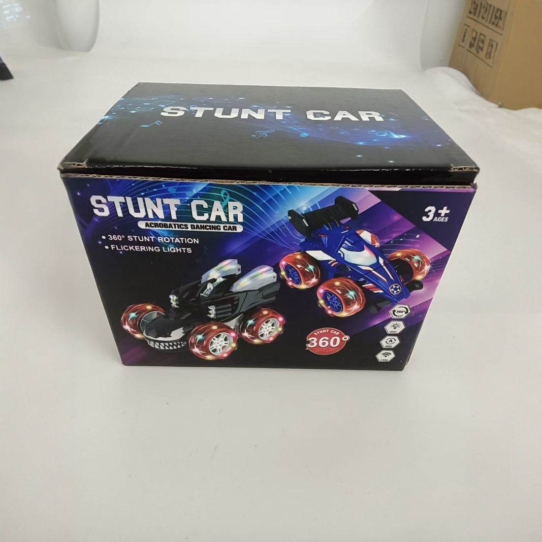 Super cool children's remote control toy car, electric 360-degree stunt rolling and rotating children's toy remote control car - image 3