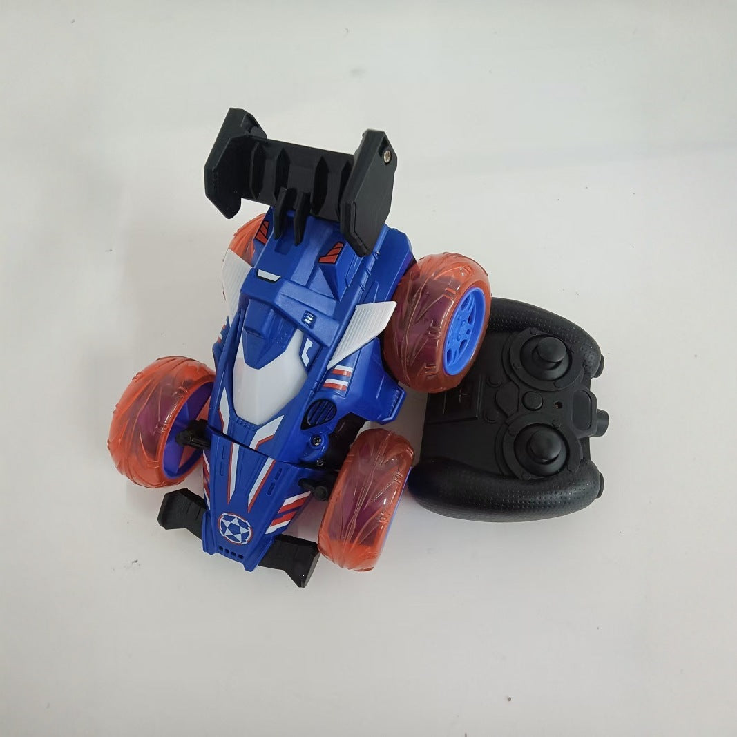 Super cool children's remote control toy car, electric 360-degree stunt rolling and rotating children's toy remote control car - image 4