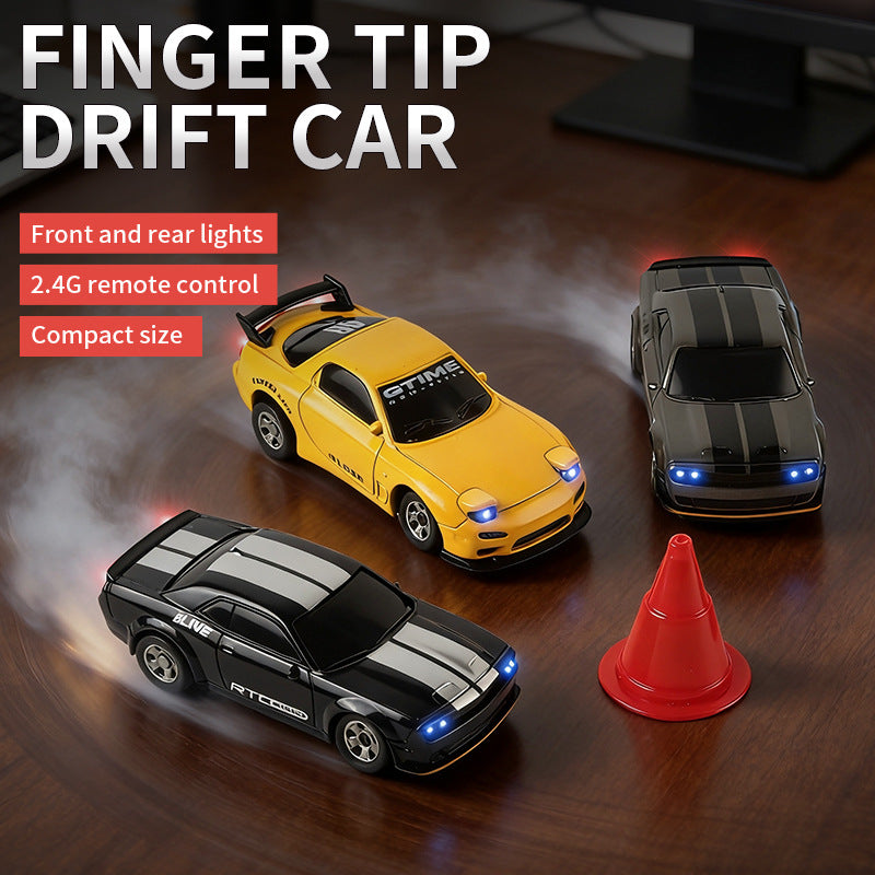 Cross-border RC Mini Desktop Remote Control Car Four-wheel Drive Drift Electric Toy for Boys and Children Racing Model with Lights - image 2