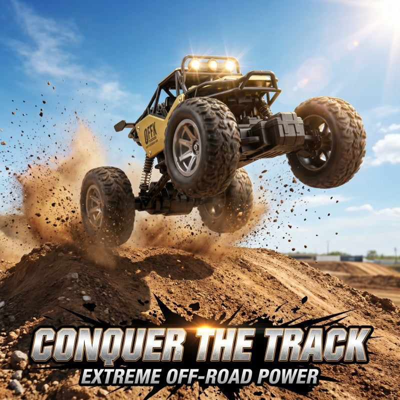 Cross-border alloy climbing remote control car, drift off-road vehicle, two-wheel drive climbing monster truck, remote control racing car, rechargeable toy car - image 3