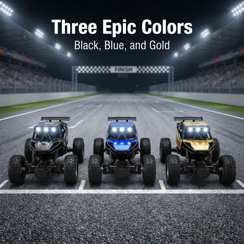 Cross-border alloy climbing remote control car, drift off-road vehicle, two-wheel drive climbing monster truck, remote control racing car, rechargeable toy car - image 4