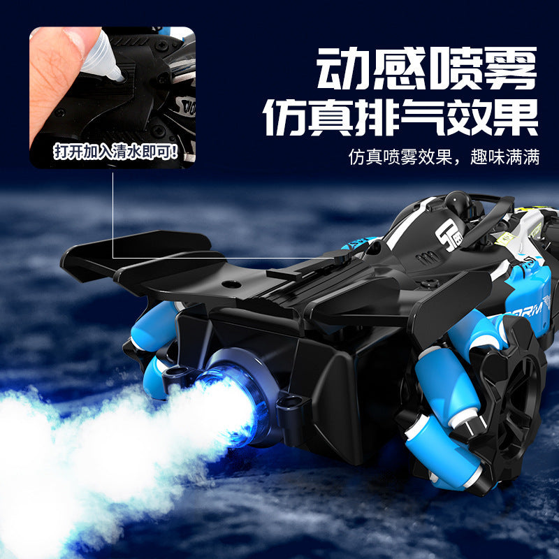 Cross-border F1 car model gesture-controlled remote control car RC racing car four-wheel drive drift formula spray car toy - image 2