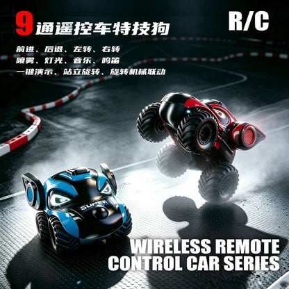 Cross-border 2.4G Stunt RC Drift Remote Control Car, Spray Charging Model, Bigfoot Climbing Remote Control Car for Boys - image 1