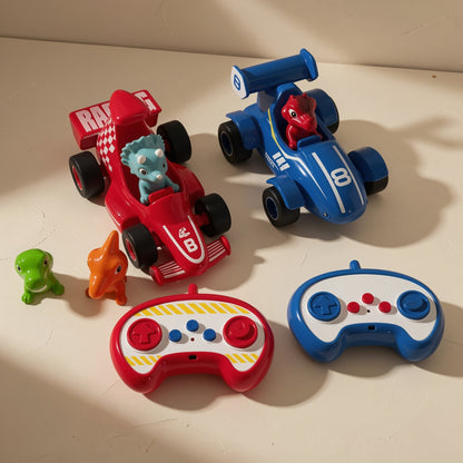 Cartoon dinosaur 2.4G four-channel stunt remote-control car - view 2