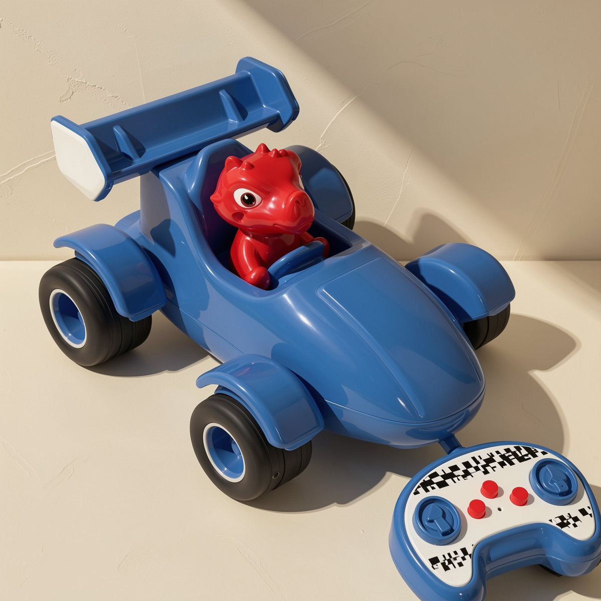 Cartoon dinosaur 2.4G four-channel stunt remote-control car - view 3