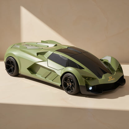Plastic RC racing car with lights, four-wheel drive and drift functionality - view 5