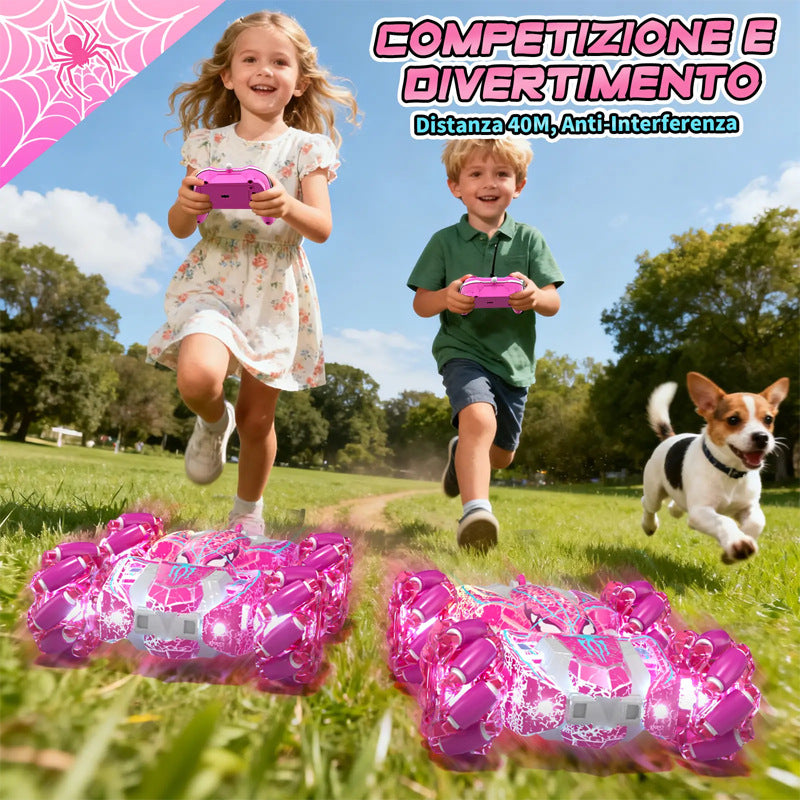 Popular foreign trade product: Gesture-controlled remote control car, double-sided stunt rolling drift racing four-wheel drive off-road toy car - image 3