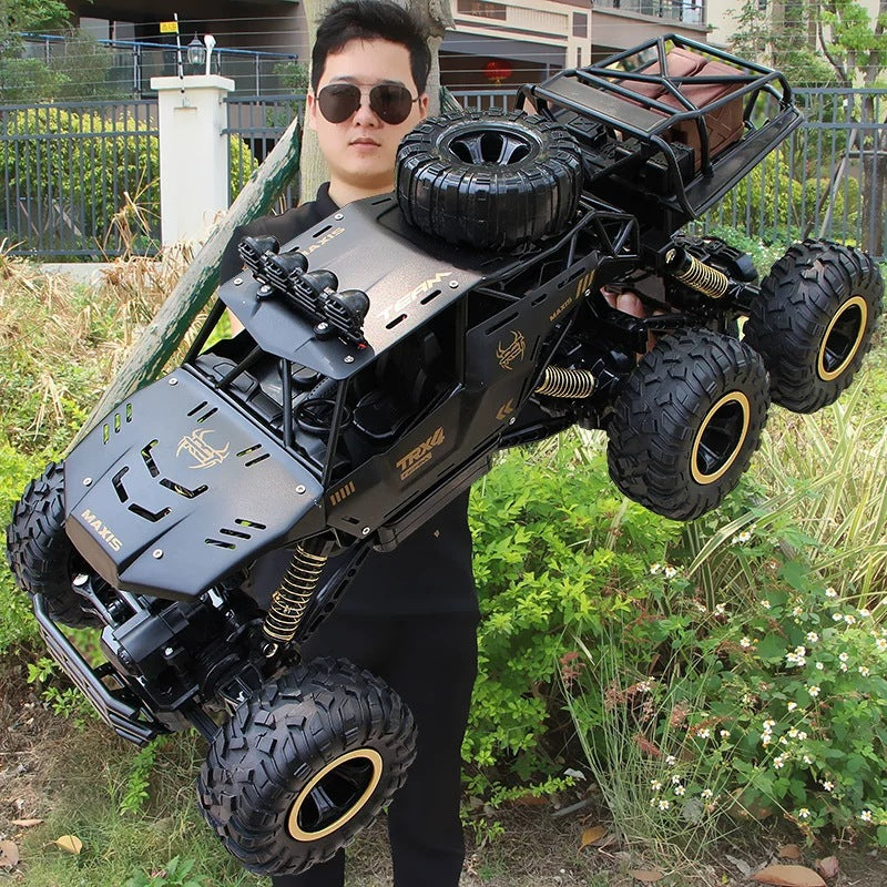 Drift remote control car, large off-road vehicle, four-wheel drive climbing monster truck, high-speed racing car, rechargeable toy car for boys - image 1