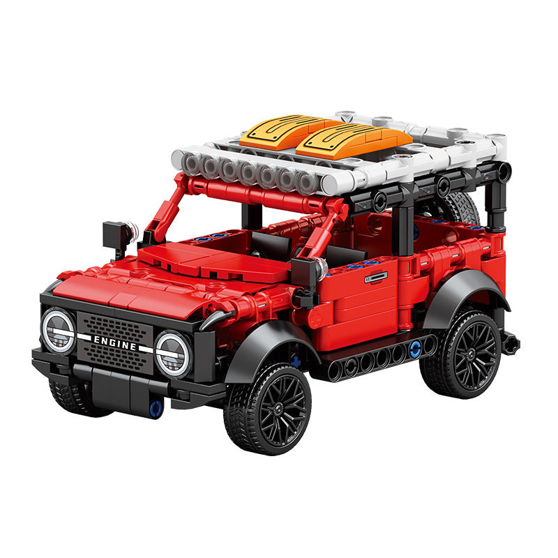Cross-border building block assembly toy: Off-road racing car, mechanical sports car, jeep for children, boys, and elementary school students - image 5