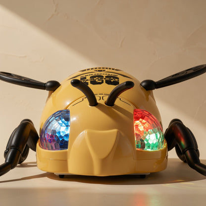 ABS bee-inspired animal toy car with handheld remote control and lights - view 4