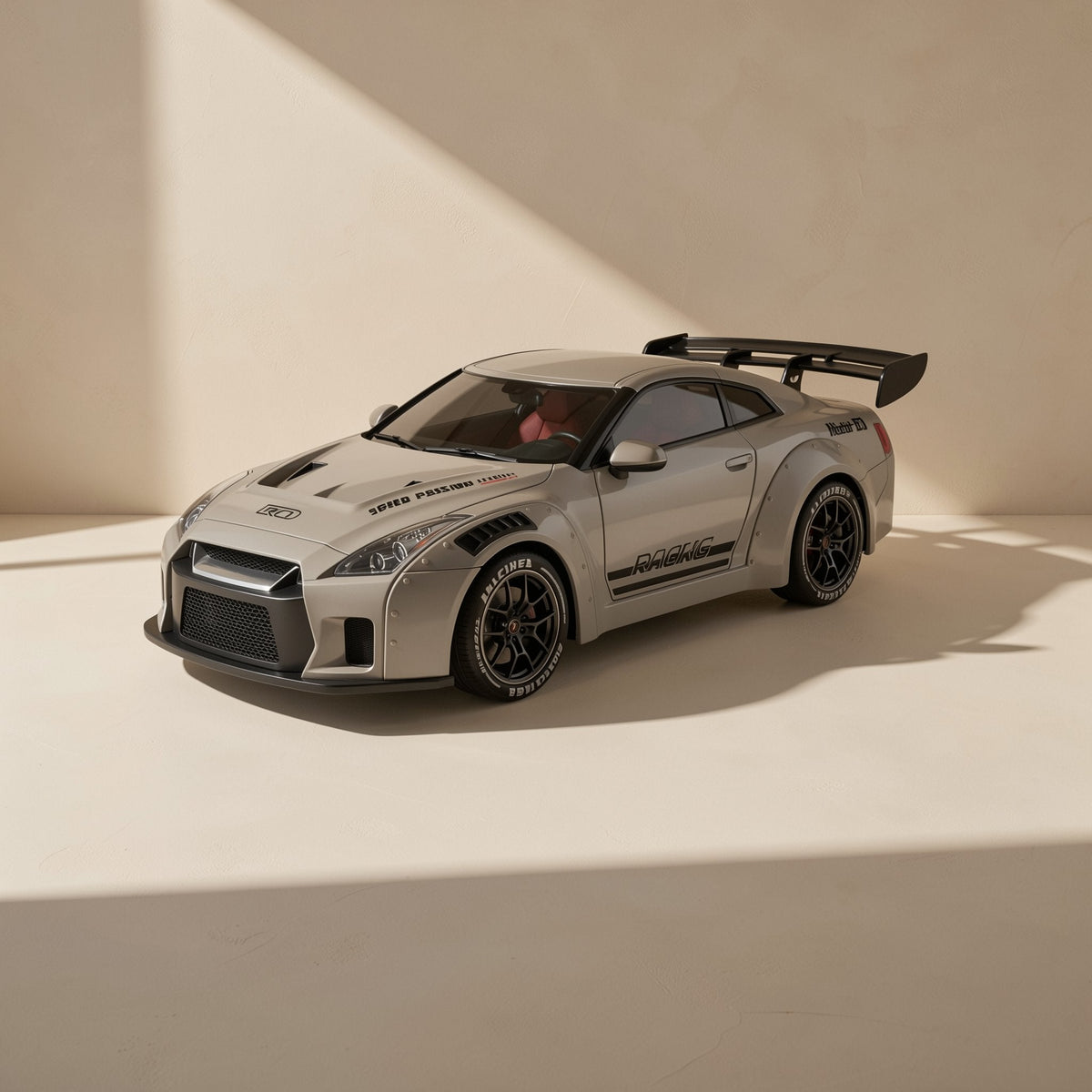 1:24-scale plastic 4WD RC drift car with 2.4G handheld remote control - view 3