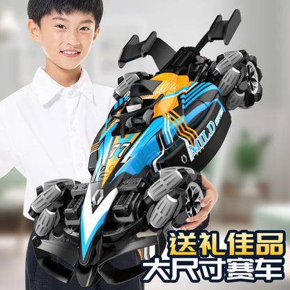 Cross-border RC remote control racing car four-wheel drive drift F1 formula spray car gesture-controlled car toy for boys - image 1