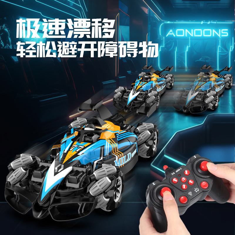 Cross-border RC remote control racing car four-wheel drive drift F1 formula spray car gesture-controlled car toy for boys - image 2