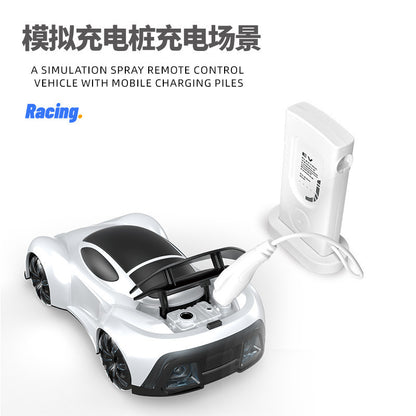 Cross-border New Energy Concept Car Remote Control Car Drift Stunt Light Charging Dual Spray Smart Special Effects Four-Wheel Drive Racing Car - image 3