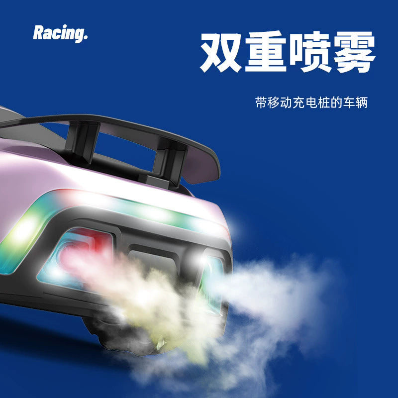 Cross-border New Energy Concept Car Remote Control Car Drift Stunt Light Charging Dual Spray Smart Special Effects Four-Wheel Drive Racing Car - image 4