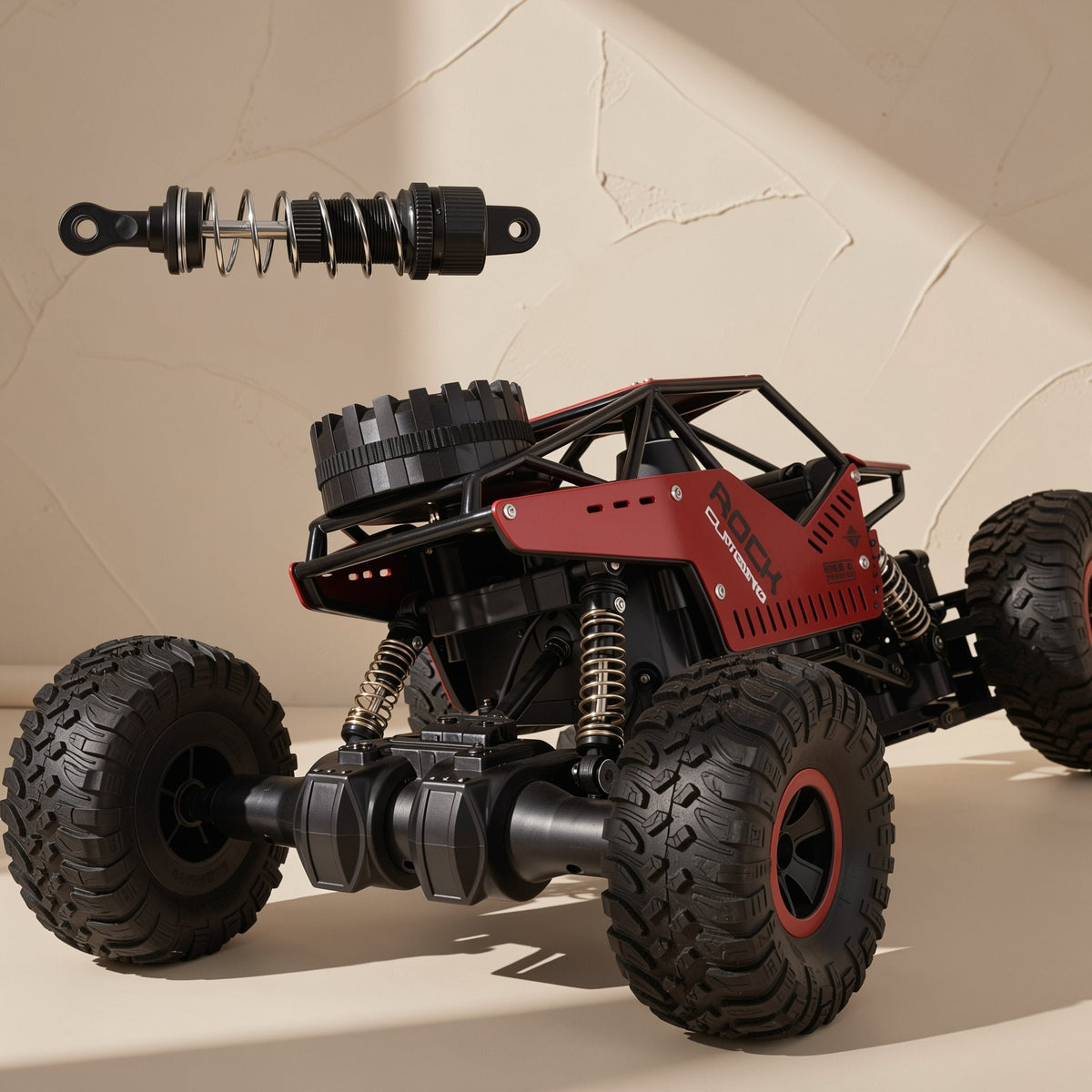 1:16 alloy four-wheel-drive off-road remote-control car - view 3