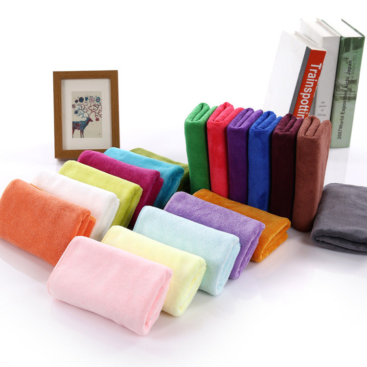 Microfiber Towel Quick-Drying Beauty Salon Car Wash Cleaning Towel Thickened Hair Drying Towel Car Wiping Towel Manufacturer Wholesale - image 2