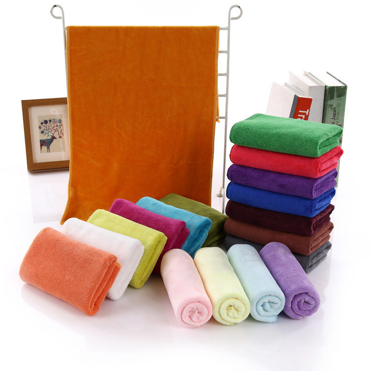 Microfiber Towel Quick-Drying Beauty Salon Car Wash Cleaning Towel Thickened Hair Drying Towel Car Wiping Towel Manufacturer Wholesale - image 3