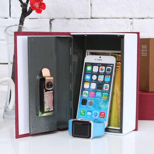 Source Book safety box English dictionary book safe medium car storage box one-piece delivery - image 1
