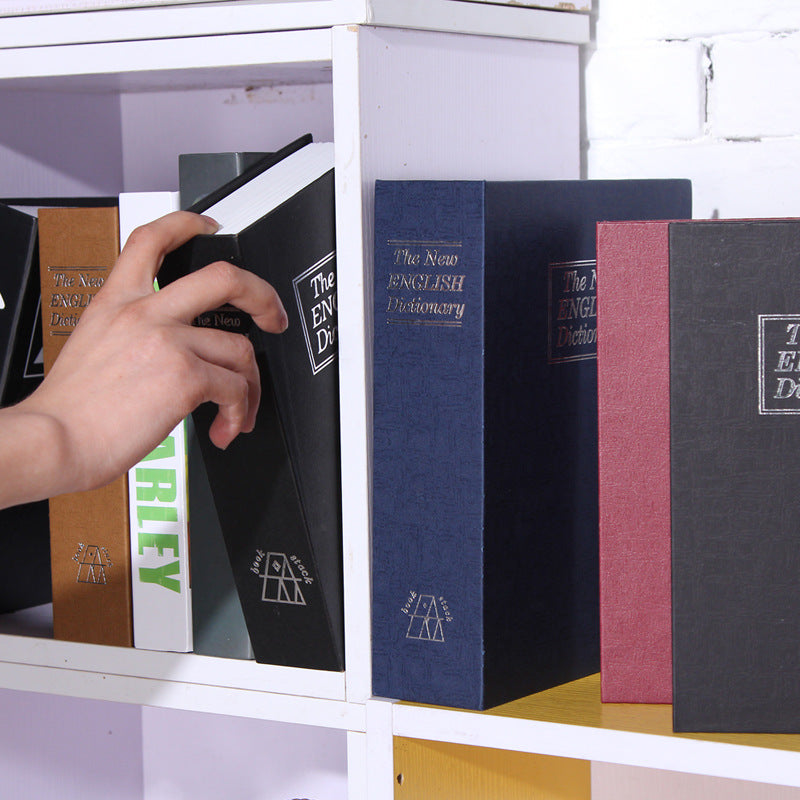 Source Book safety box English dictionary book safe medium car storage box one-piece delivery - image 2