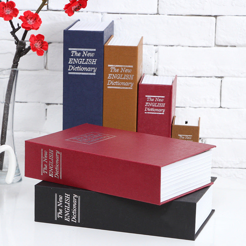 Source Book safety box English dictionary book safe medium car storage box one-piece delivery - image 3