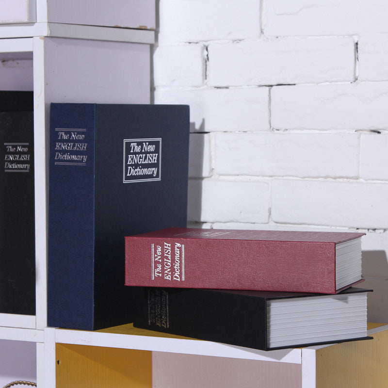 Source Book safety box English dictionary book safe medium car storage box one-piece delivery - image 4