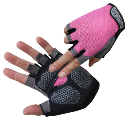Men's Half Finger Training Breathable Mesh Gloves Electric Motorcycle Riding Gloves Thin Fitness Half Finger Gloves - image 5
