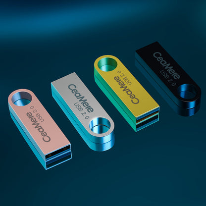 U disk lettering 32G Wholesale 16G metal USB creative gifts usb3.0 high-speed car 128G 64G U disk - image 2