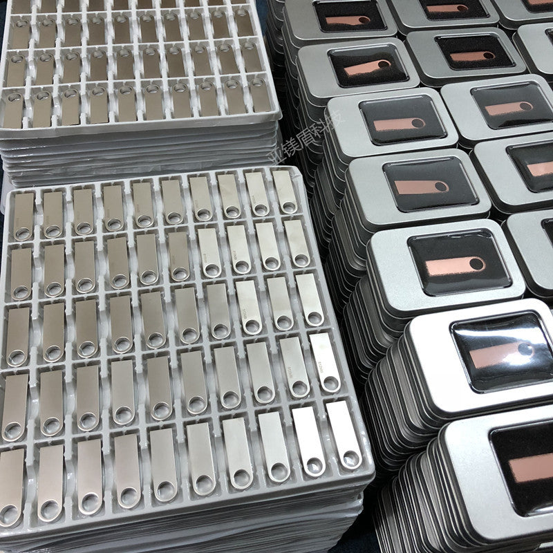 U disk lettering 32G Wholesale 16G metal USB creative gifts usb3.0 high-speed car 128G 64G U disk - image 4