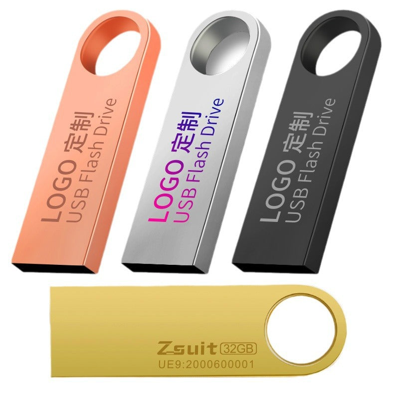 USB Flash Drive 64g with Engraving Wholesale 16g 3.0 Metal USB Drive Gift Car-Mounted 128g Waterproof 32Gb Mobile Phone Business Gift - image 5