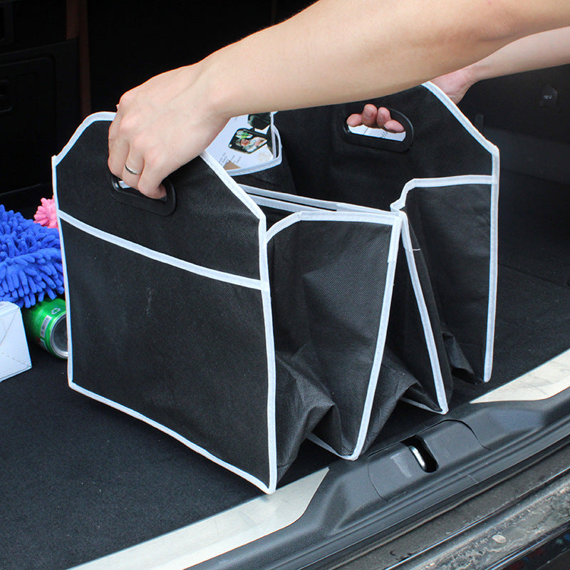 Car interior supplies car storage box storage box car trunk finishing box car non-woven storage box - image 3