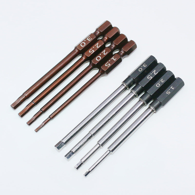 Model tool four-in-one hexagon screwdriver car model ship model hand-held hexagon screwdriver tool set - image 4