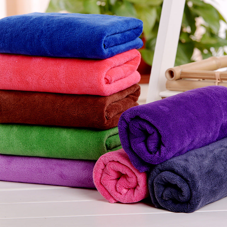 Functional Towel Wholesale Microfiber Car Wash Car Towel Absorbent Beauty Salon Towel Heat Transfer Laser Logo - image 1