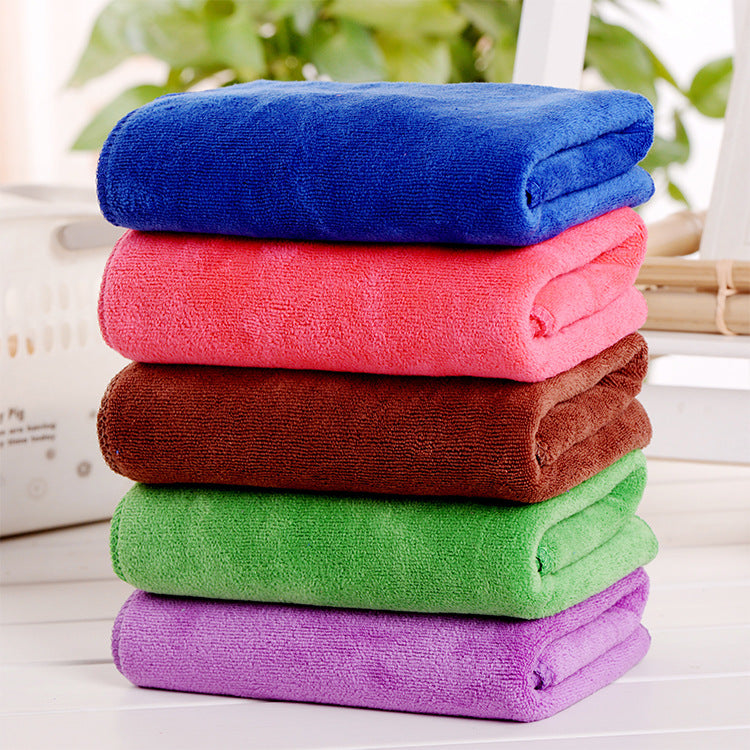 Functional Towel Wholesale Microfiber Car Wash Car Towel Absorbent Beauty Salon Towel Heat Transfer Laser Logo - image 4