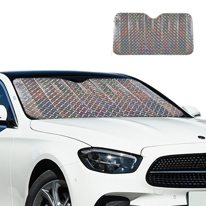 Car sun visor laser sun protection heat insulation summer shade car front windshield window sun gear - image 1