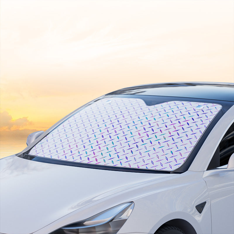 Car sun visor laser sun protection heat insulation summer shade car front windshield window sun gear - image 3