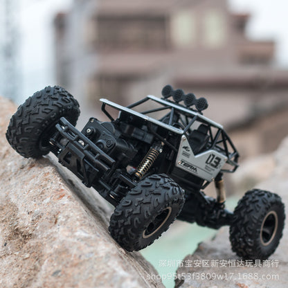 Alloy Climbing Mountain Bigfoot Four-wheel Drive Remote Control Car Toy Model 1:16 Off-road Vehicle Rock Climbing Car Children Remote Control - image 3