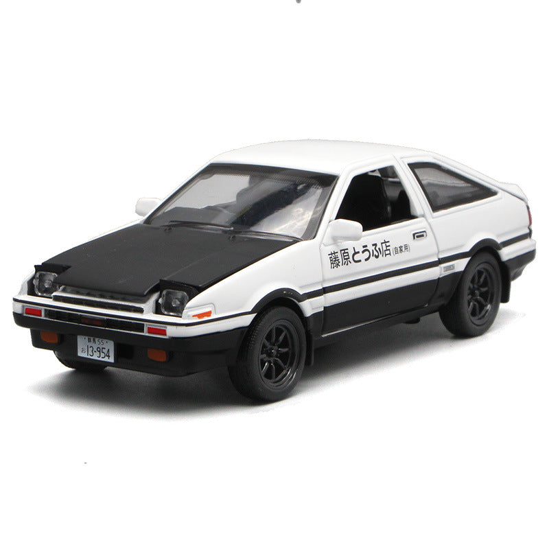 Authentic Authorized Initial D Ae86 Pull Back Alloy Car Model Ornaments Kidsren's Toy Car (Boxed) - image 1